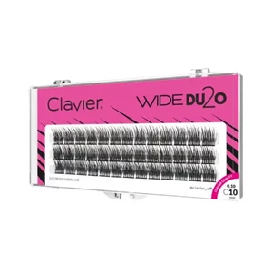 Кластеры для ресниц Clavier WIDE Du2o 10 мм 