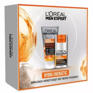 Подарочный набор для мужчин L'Oreal Men Expert Hydra Energetic: гель для умывания лица + крем
