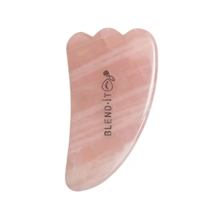 BLEND IT GUA SHA Розовый кварцевый пластинка для массажа лица FOOT