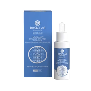 BasicLab Увлажняющий эму-гель с 4% эктоином, аминокислотами и бета-глюканом 30 мл