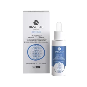 BasicLab Увлажняющий эму-гель с 6% эктоином, аминокислотами, стволовыми клетками снежного лотоса и бета-глюканом 30 мл