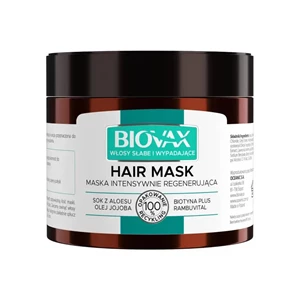 Biovax Maseczka do włosów słabych ze skłonnością do wypadania 250 ml