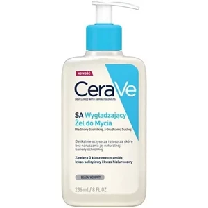 CeraVe SA Разглаживающий гель для умывания для грубой, бугристой, сухой кожи 236 мл 