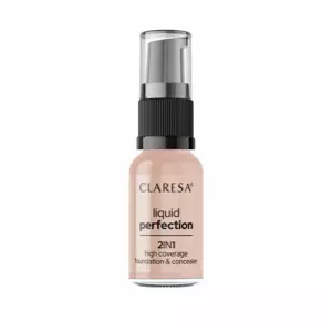 Claresa Liquid perfection 2in1 Face foundation and concealer 104 Nude