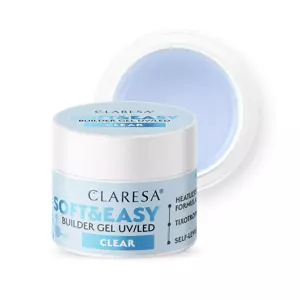 Claresa soft&amp;easy builder gel CLEAR 12g