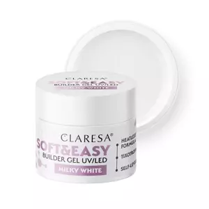 Claresa soft&amp;easy builder gel MILKY WHITE 12g