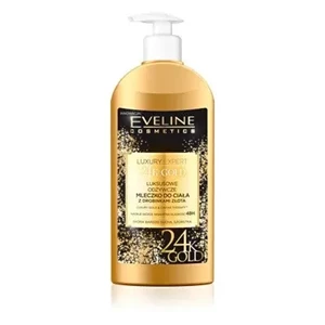 Eveline Cosmetics Luxury Expert 24K GOLD Luksusowe odżywcze mleczko z drobinkami złota 350ml