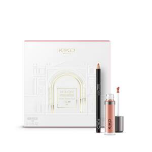 KIKO Milano Holiday Première Matte Desire Lips Gift Set 01 Beige Allure набор для макияжа губ