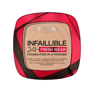 L'Oreal Infaillible 24H Fresh Wear Foundation In A Powder Mattifying Powder 130 True Beige
