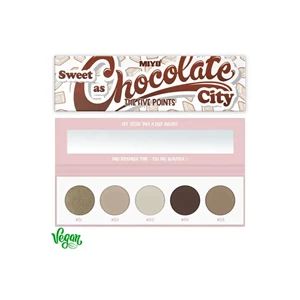 MIYO Five Points Palette Paleta cieni do powiek No. 22 Sweet as chocolate city