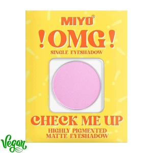 MIYO Omg! Check Me Up Highly Pigmented  Matte eyeshadow Cień do powiek No.06 Cotton candy
