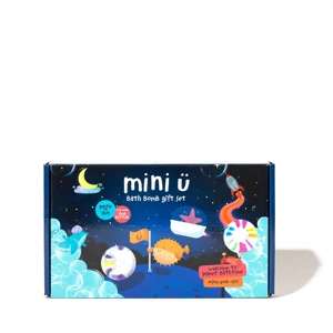 Mini-u Kosmiczna kula do kąpieli dla dzieci Księżyc 120g