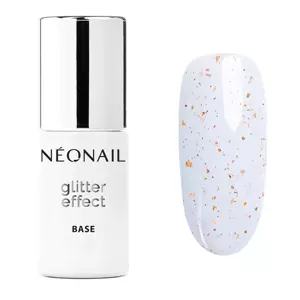 NEONAIL Hybrid Base Glitter Effect White Sparkle 7,2 мл
