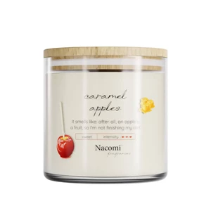 Nacomi Большая соевая свеча в банке Карамельные яблоки 450г