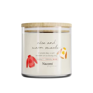 Nacomi Большая соевая свеча в банке Приятный и теплый свитер 450г