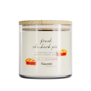 Nacomi Большая соевая свеча в банке Свежий пирог с ревенем 450 г