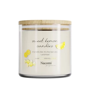 Nacomi Большая соевая свеча в банке Сладкие лимонные конфеты 450г