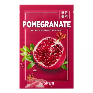 The Saem Sheet Mask Highly Hydrating and Beautifying - Pomegranate