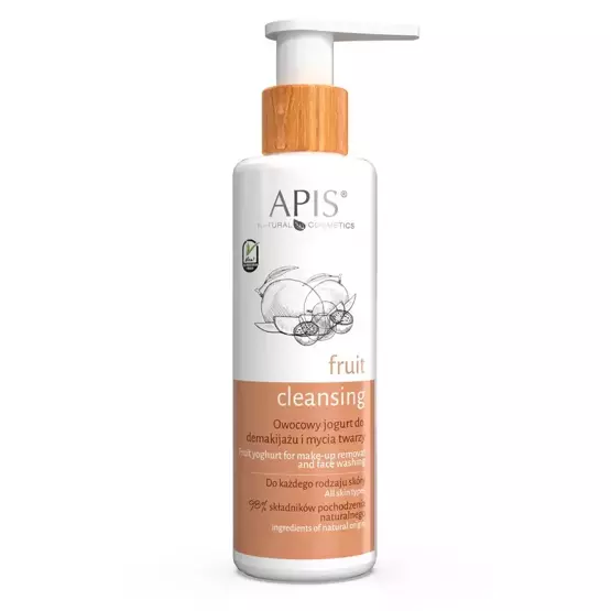 Apis Fruit Cleansing Owocowy jogurt do demakijażu i mycia twarzy 150 ml