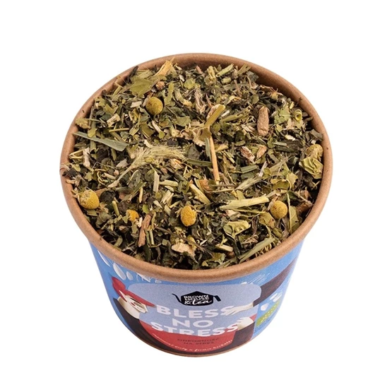 Brown House & Tea BLESS NO STRESS – suplement diety - herbatka ziołowa z adaptogenami 50g