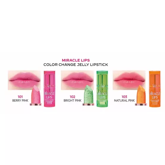 Golden Rose Miracle Lips Color Change Jelly Lipstick 102