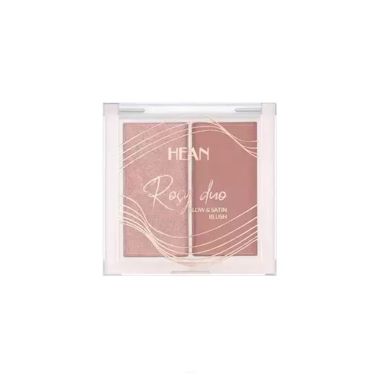 Hean ROSY DUO Glow &amp; Satin blush RD5 Romantic 6g