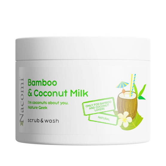 Nacomi Пенящийся скраб с ароматом бамбука и кокосового молока 180 мл