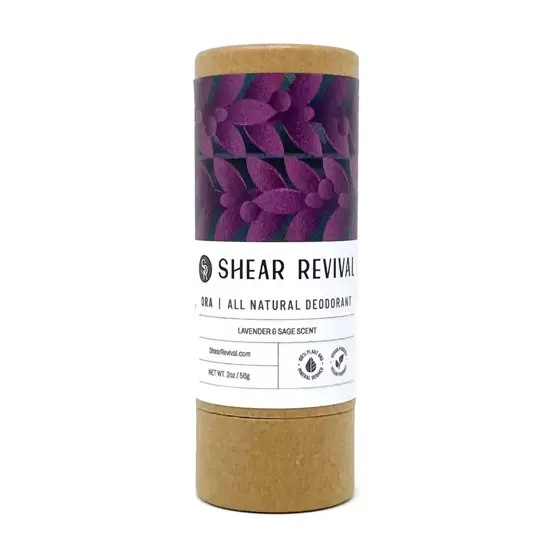 Shear Revival Ora All Natural Deodorant Lavender & Sage 56g