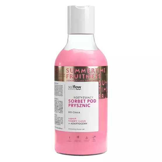 so!flow Energising shower sorbet fragrance guava and lychee 400ml