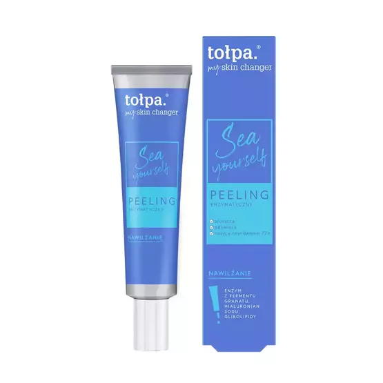 tołpa. my skin changer, sea yourself peeling enzymatyczny, 40 ml