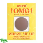 MIYO Omg! Check Me Up Highly Pigmented  Matte eyeshadow Cień do powiek No.14 Brownie