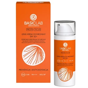 BasicLab Крем для захисту від сонця SPF50+ Профілактика та антиоксидантний 50мл