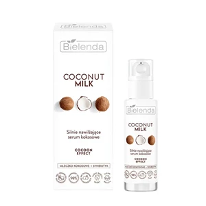 Bielenda COCONUT MILK Silnie nawilżające serum kokosowe COCOON EFFECT, 30ml
