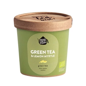 Brown House & Tea KAME - Zielona herbata z mirtem cytrynowym 40g