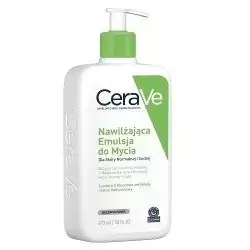 CeraVe Зволожуюча емульсія для вмивання обличчя для нормальної та сухої шкіри 473 мл