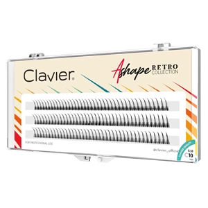 Clavier Пучки вій Eyelashes Tufts A Shape Retro Collection - завиток 10 мм C