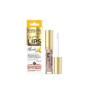 Eveline Cosmetics Блиск для губ Oh! My Lips з гіалуроновою кислотою та бджолиною отрутою