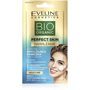 Eveline Cosmetics Bio Organic Perfect Skin Głeboko nawilżająca maseczka z bioaloesem, 7 ml