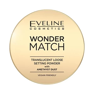 Eveline Cosmetics WONDER MATCH Puder utrwalający z ametystowym pyłkiem