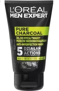 L'Oreal Paris Men Expert Pure Charcoal żel do mycia twarzy przeciw niedoskonałościom 100ml