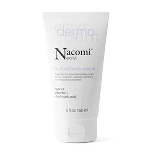 Nacomi Next Level DERMO Освітлюючий та омолоджуючий крем для тіла з ретинолом та вітаміном С 150 мл