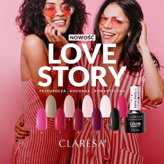 Гібридний лак Claresa LOVE STORY 6 5г