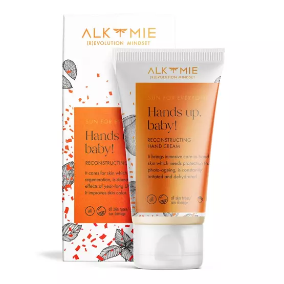 Alkmie SUN FOR EVERYONE! Hands Up Baby! Rekonstruujący krem do dłoni 50ml