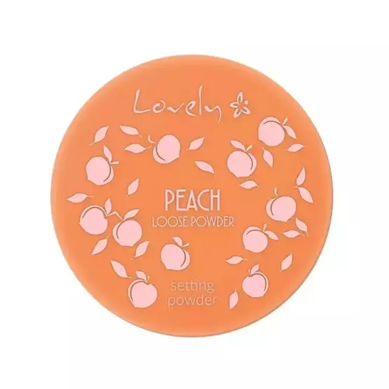 Lovely Peach Setting Loose Powder Brzoskwiniowy puder transparentny