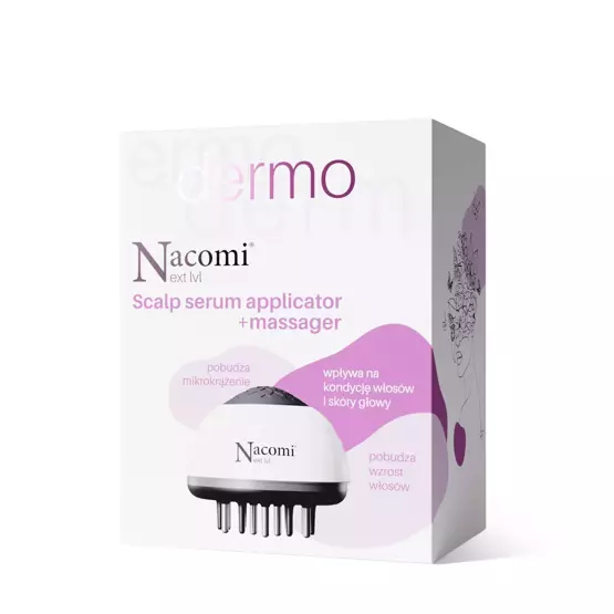 Nacomi Аплікатор для сироватки для шкіри голови + масажер