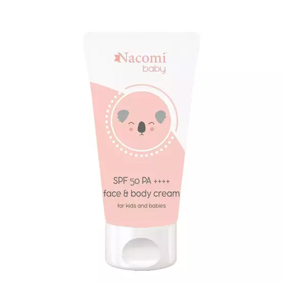 Nacomi Baby Фотостійкий дитячий крем для обличчя SPF50 50мл