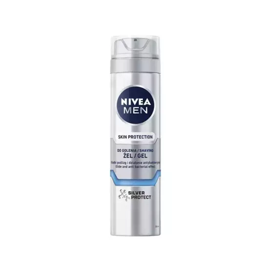Nivea Men Skin Protection żel do golenia Silver Protect 200ml