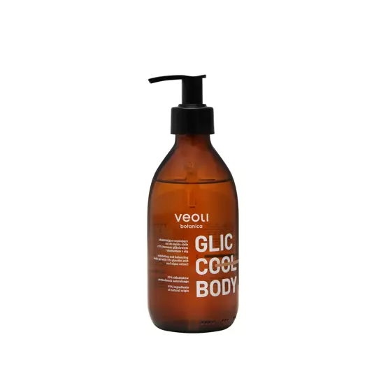 Veoli Botanica Glic Cool Body Відлущуючий та регулюючий гель для душу 280 мл