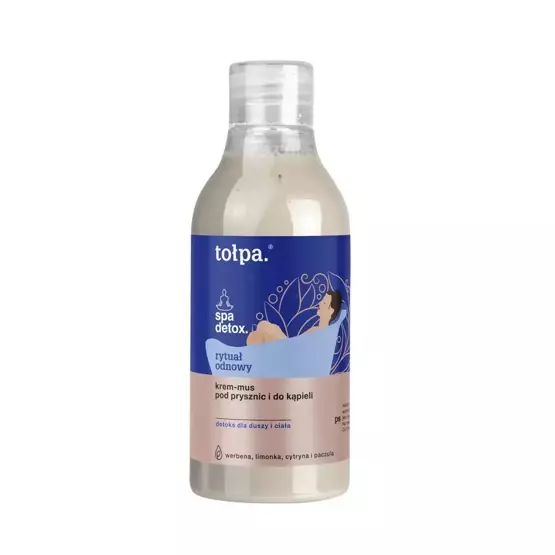 tołpa. spa detox. rytuał odnowy krem- mus pod prysznic i do kąpieli 300 ml